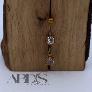 پیرسینگ ناف اویز دار