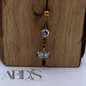 پیرسینگ ناف اویز دار