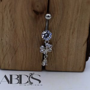 پیرسینگ ناف اویز دار