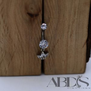 پیرسینگ ناف اویز دار