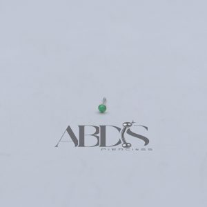 پیرسینگ میخی بینی نگین رنگی